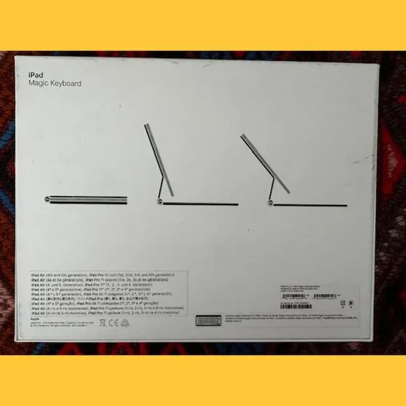 Apple iPad Magic Keyboard (black, for 11" iPads) - Picture 2 of 5